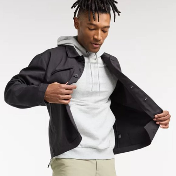 FLX Other - FLX Chore Jacket Black Mineral Pockets NWT 😎 RETAIL $90-